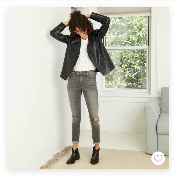 universal thread leather jacket